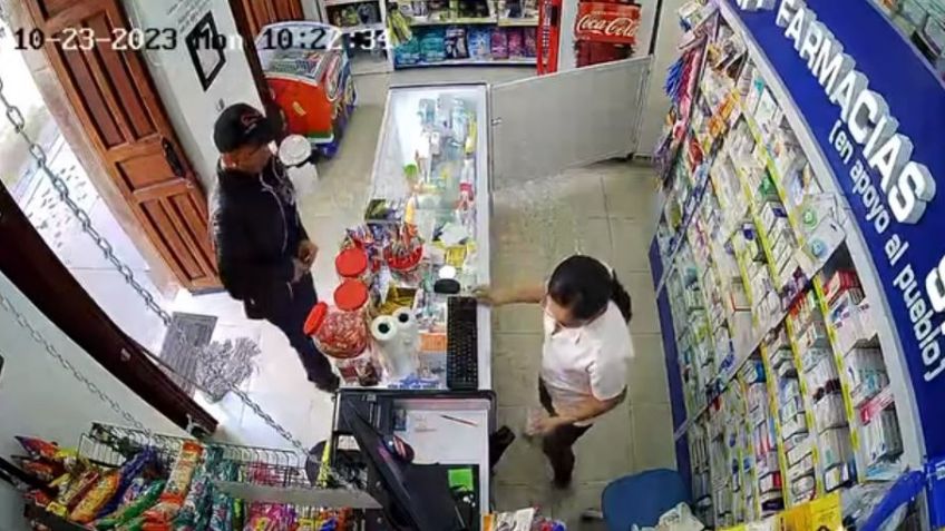 Sujeto que asalto papelería en Aguascalientes ahora atraco farmacia en Encarnación de Díaz