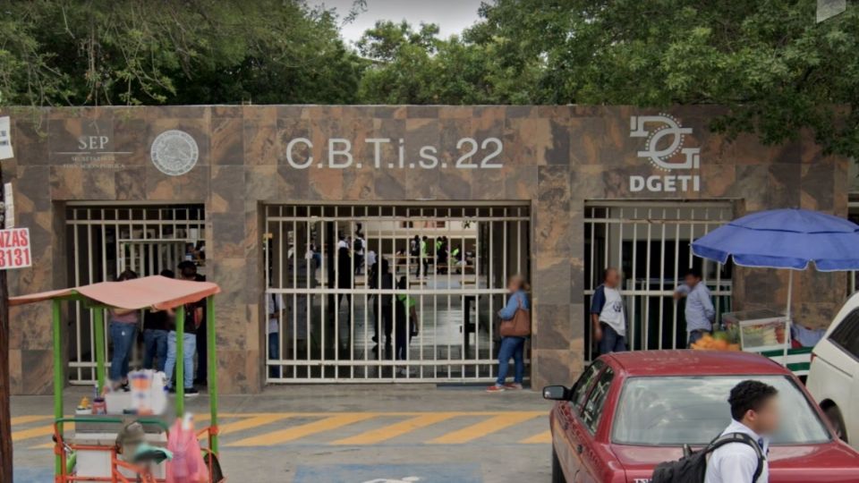 Los hechos ocurrieron esta mañana al interior del CBTIS 22.