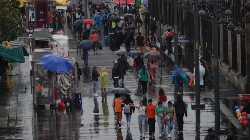 Habrá lluvias intensas en 6 alcaldías de CDMX por huracán "Otis" hoy miércoles 25 de octubre