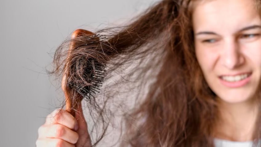 ¿Tienes el cabello seco? si agregas aceite de naranja a tu shampoo podrás recuperar la hidratación