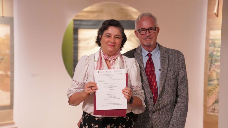 Silvia Giorgiuli, presidente del Colegio de México, anunció la creación de la nueva cátedra.