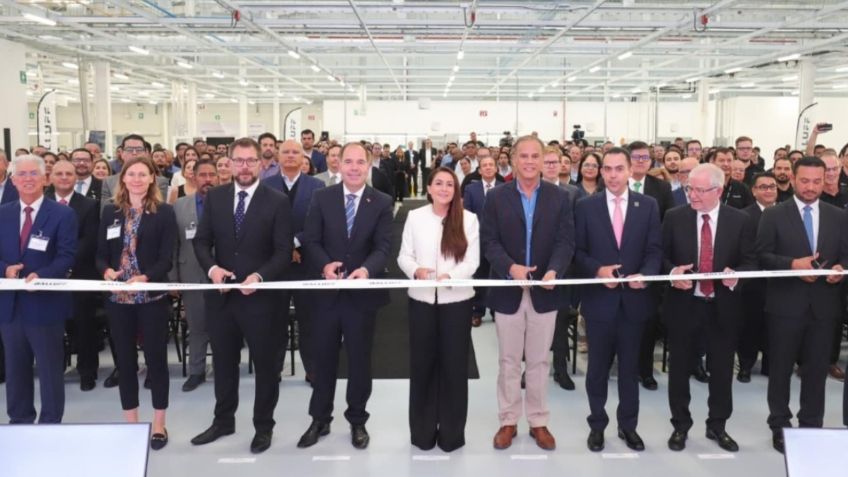 Tere Jiménez inaugura la nueva planta de la empresa alemana BALUFF en Aguascalientes