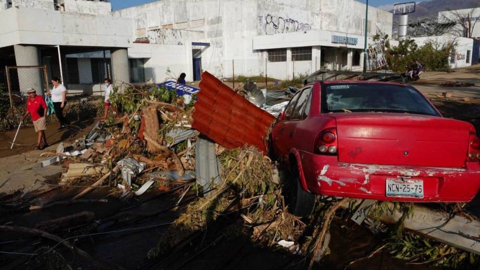 Las zonas cercanas la costa de Acapulco quedaron destrozadas.