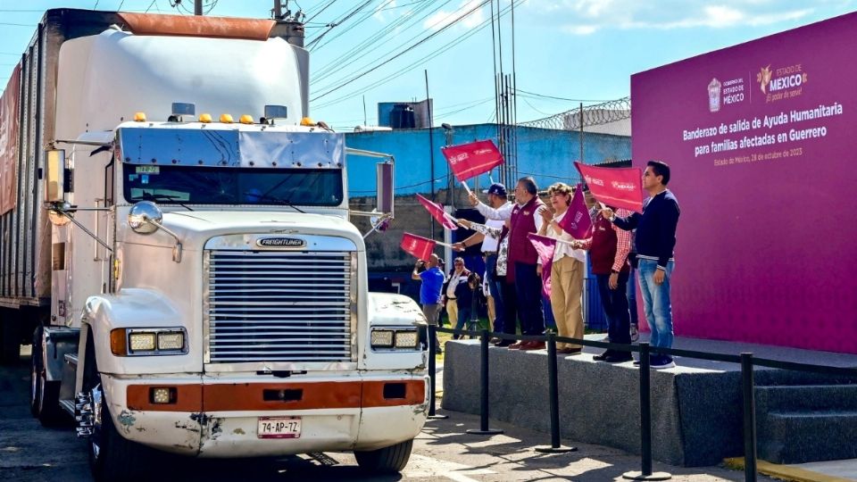 Delfina Gómez dio el banderazo de salida al tráiler destinado a Guerrero