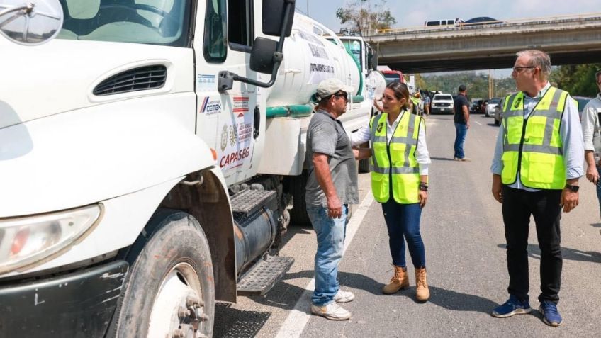 Evelyn Salgado refuerza el Plan Emergente de Agua en Pipas para Acapulco