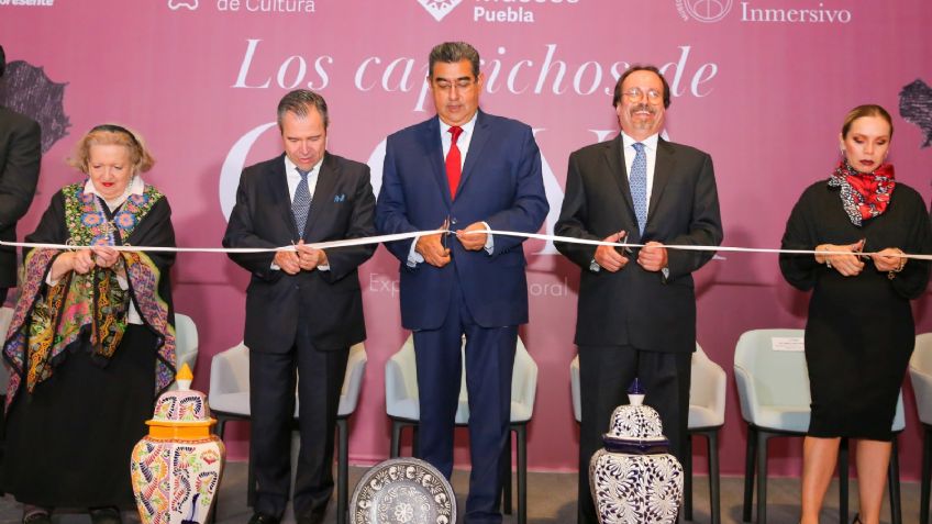 Inaugura el gobierno de Puebla "Los Caprichos de Goya", es un reflejo de del compromiso social, asegura Sergio Salomón