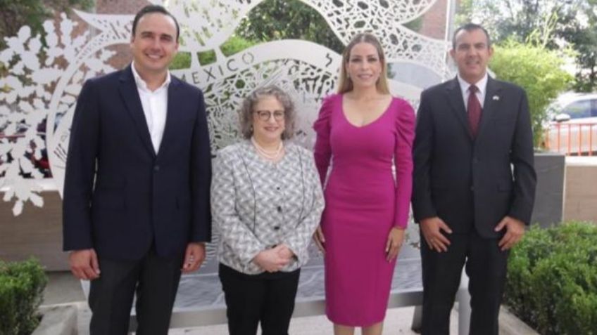 Manolo Jiménez dialoga con embajadora de Israel sobre agua y seguridad