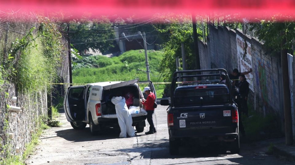 En la zona se encuentran elementos de seguridad