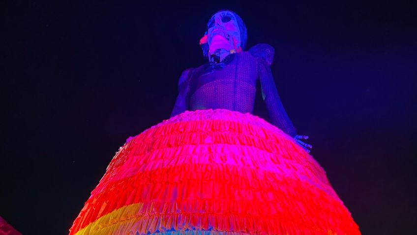 Así luce la Catrina más grande del mundo, está en Jalisco y mide más de 25 metros