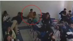 VIDEO: un joven aplica la “llave china” a su compañera de prepa y la deja inconsciente