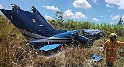 Avioneta con siete tripulantes cae en Xalapa, Veracruz