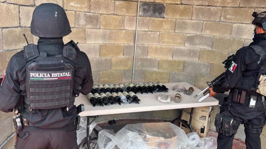 Aseguran una finca con material para drones explosivos en Jalisco, hallan más de 40 granadas