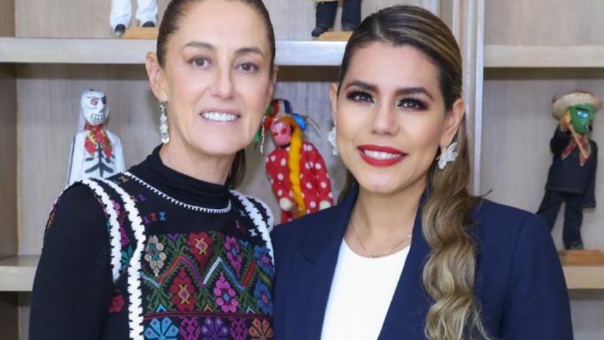 Claudia Sheinbaum se reúne con la gobernadora de Guerrero, Evelyn Salgado