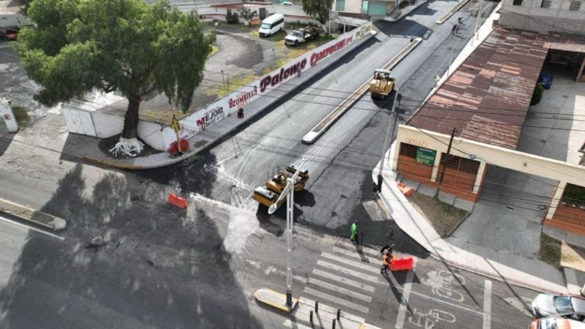 Tecámac rehabilita más de 3 millones de metros cuadrados de calles y avenidas