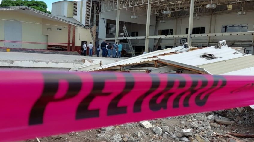 Inician peritaje tras derrumbe en la iglesia de Tamaulipas