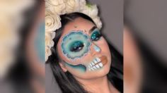 Aprende a colocar piedras en tu maquillaje de Catrina para el Día de Muertos