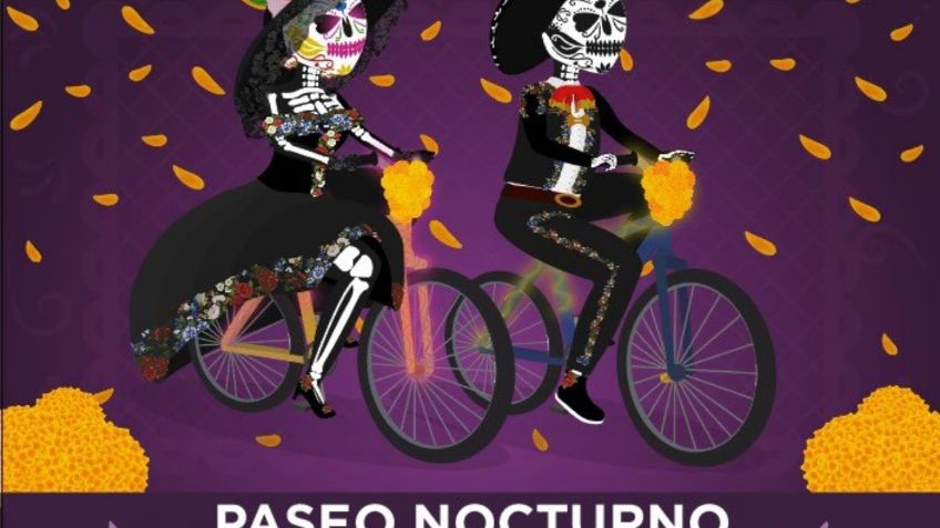 Día de Muertos: Prepara tu disfraz para el paseo nocturno en bici en CDMX