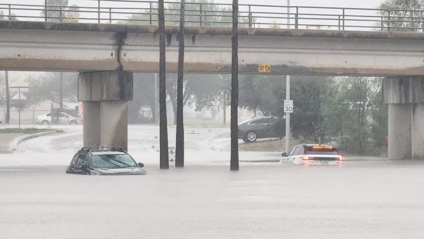 Fuertes lluvias en Tamaulipas dejan calles inundadas y semáforos inservibles