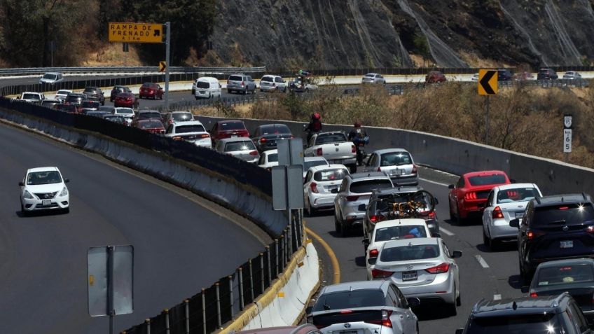 México-Cuernavaca: en estos horarios cerrarán parcialmente la autopista por obras