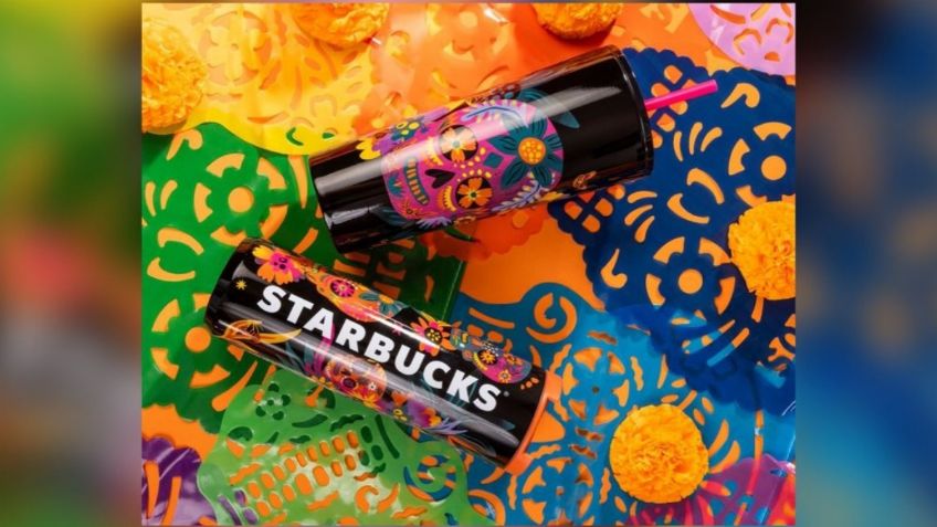 Starbucks lanza espeluznante colección de vasos de Día de Muertos: estos son los costos y modelos