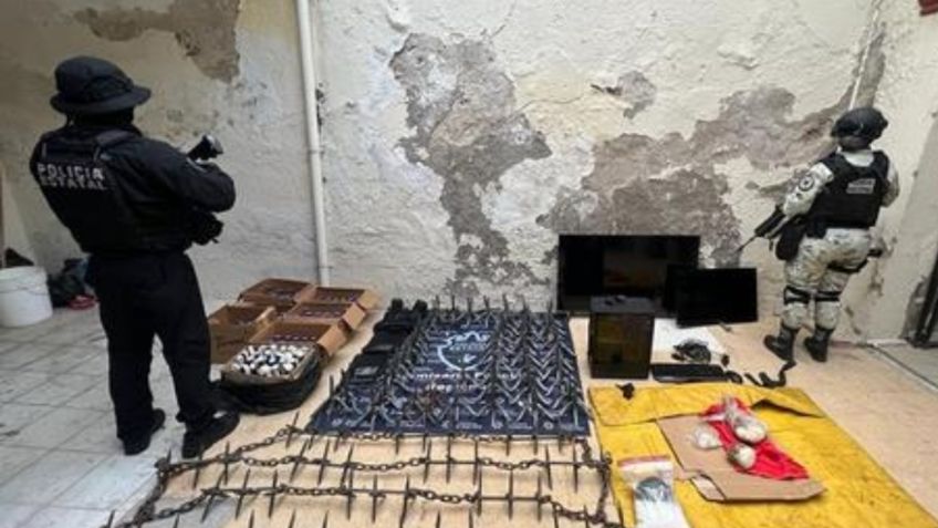 Encuentran otro centro de monitoreo clandestino del narco en Teocaltiche, Jalisco