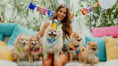 Rodeado de lujos e invitados peludos, perrhijo de Vanessa Claudio celebra su cumpleaños como un niño rico