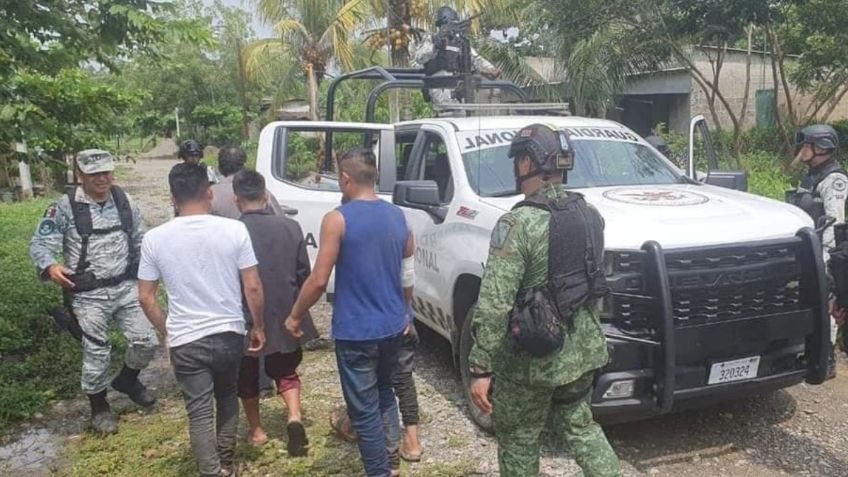 Chiapas: liberan a ocho personas secuestradas y detienen a cinco sujetos en Pichucalco