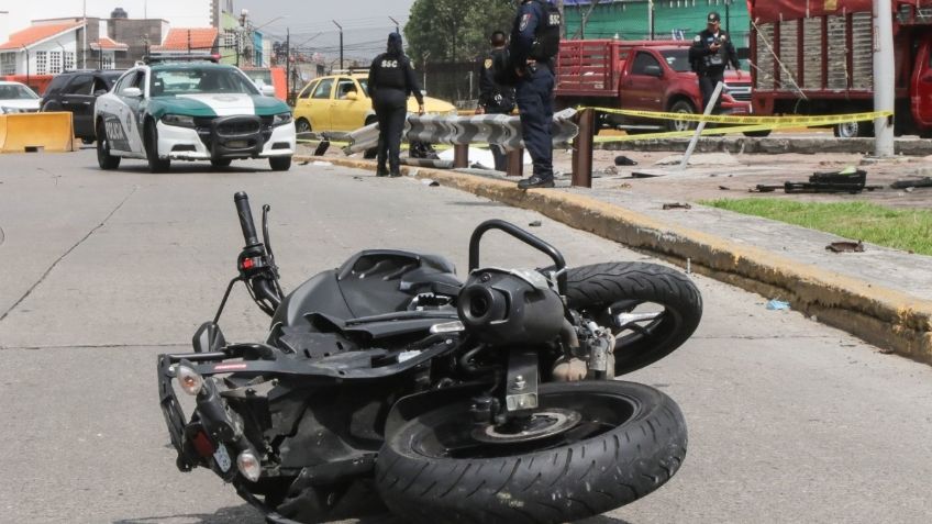 Joven motociclista muere atropellada por un camión en Garibaldi, CDMX