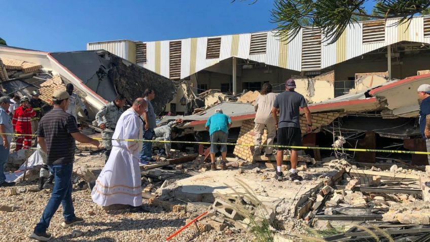 Familiares de víctimas por derrumbe de iglesia en Tamaulipas preparan una demanda