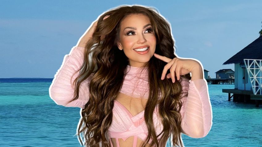 Thalia deslumbra con bikini de incrustaciones e impone moda: luce escultural figura como quinceañera