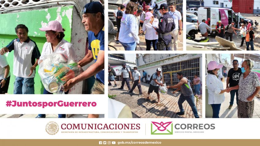 Correos de México agradece la labor de los empleados postales en la reconstrucción de Guerrero