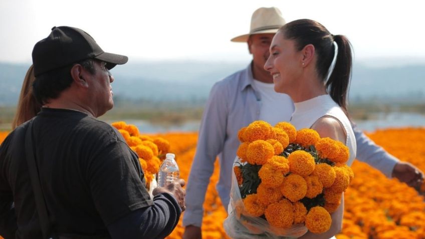 Día de Muertos: Claudia Sheinbaum recuerda su visita al vivero de San Luis Tlaxialtemalco