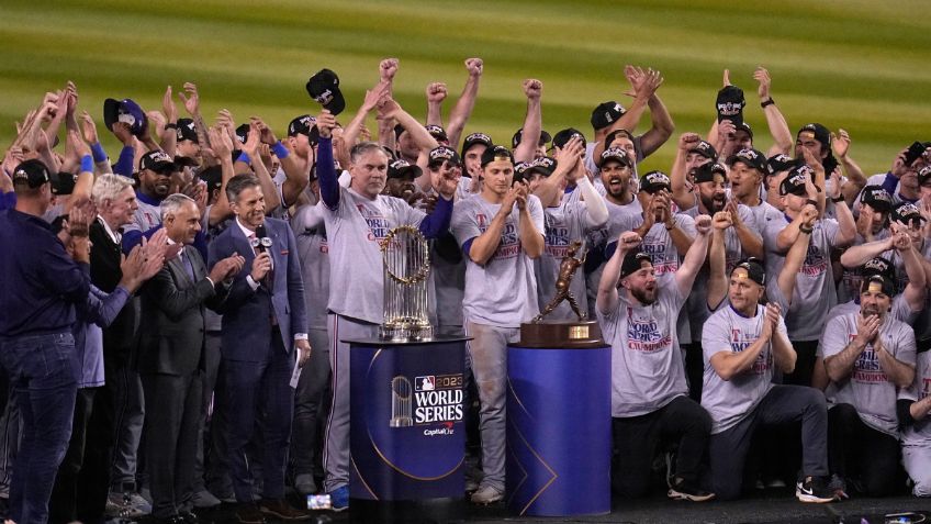 Rangers cumplen su sueño y ganan su primer campeonato en la MLB