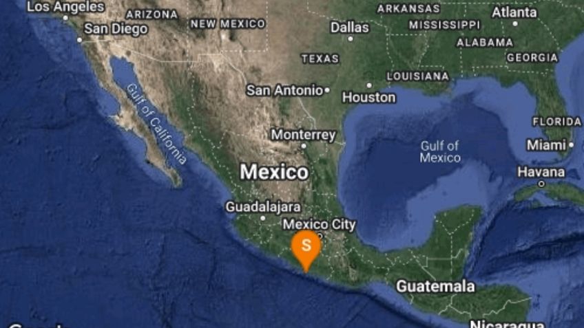 Reportan sismo de magnitud 4.3 en Guerrero