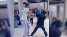 VIDEO: por faltarle el respeto, empleado de secundaria golpea a un estudiante