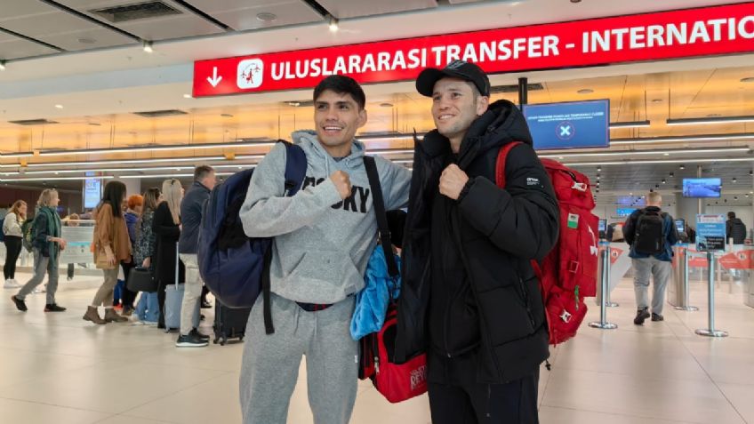 Los boxeadores mexicanos Carlos Cuadras y Pedro Guevara llegan a Uzbekistán