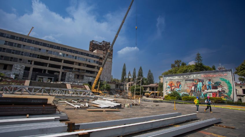 Rescate monumental de los murales del Centro SCOP