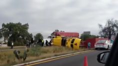 Choque múltiple y volcadura de tráiler desquician el tráfico en la México-Pirámides: alternativas viales