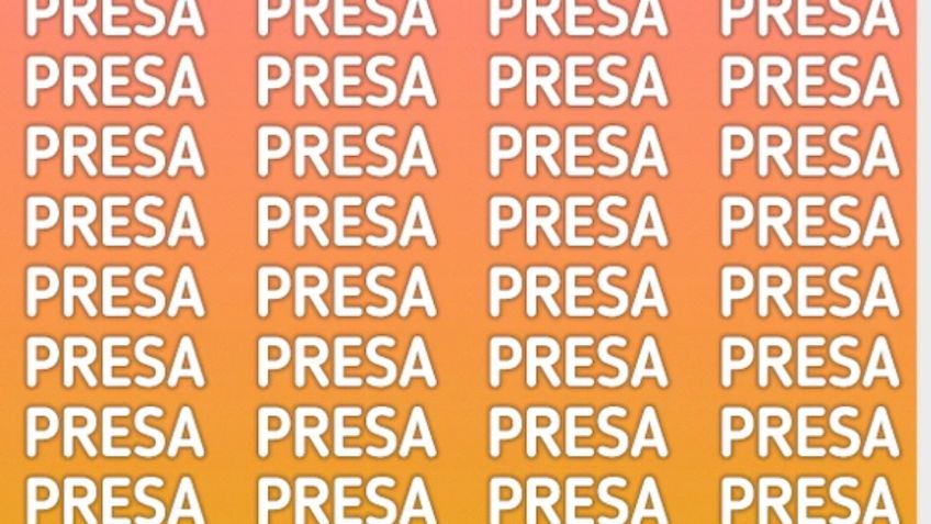 Sólo una mente muy entrenada puede encontrar la palabra ‘FRESA’ en tiempo récord