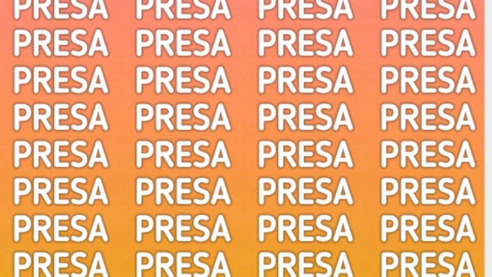 Sólo una mente muy entrenada puede encontrar la palabra ‘FRESA’ en tiempo récord