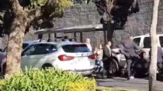 VIDEO | Personal de seguridad agrede a padre de familia en Paseo de la Reforma