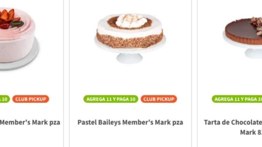 Postres y pasteles de Sam's Club tienen un atractivo descuento para revendedores