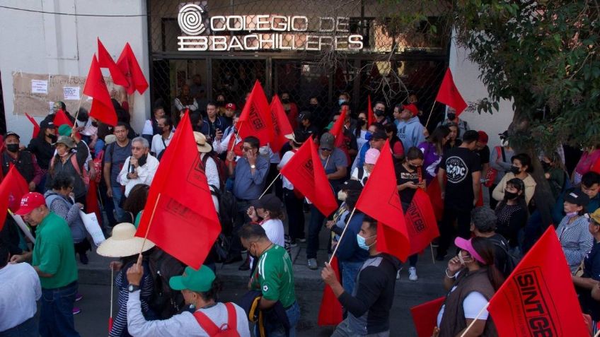 Huelga en el Colegio de Bachilleres: ¿en cuáles planteles no hay clases desde este jueves?