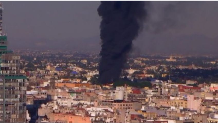 "No hay heridos" en el incendio de Tepito confirma la titular de Protección Civil