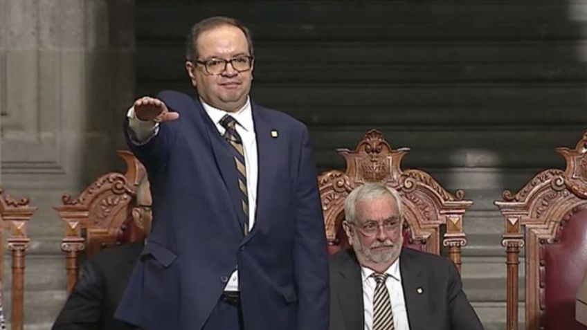 Leonardo Lomelí Vanegas toma protesta como nuevo rector de la UNAM