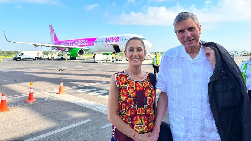 Militantes de Morena celebran la boda de Claudia Sheinbaum y Jesús María Tarriba