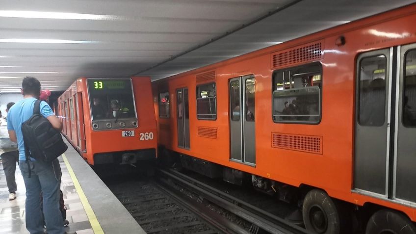 Rescatan a hombre que cayó a las vías en el metro Tlatelolco