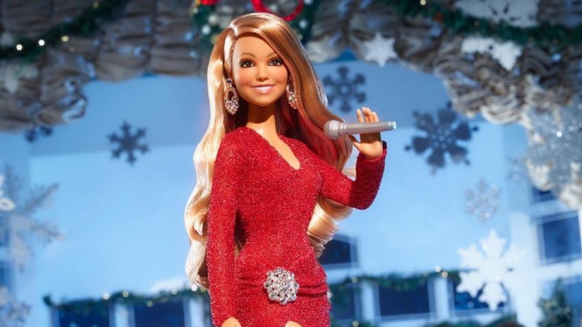 Mariah Carey se transforma en Barbie navideña, la famosa muñeca recrea "All I want for Christmas is you"