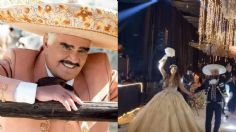 Vicente Fernández Jr estuvo "acompañado" en su boda por el Charro de Huentitán, así le rindió homenaje a su papá: VIDEO