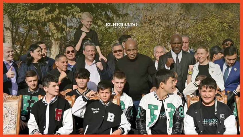 WBC Cares con Mike Tyson y Evander Holyfield inspira a jóvenes en Uzbekistán